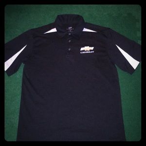 Ultra Club Cool & Dry black & white Chevy polo